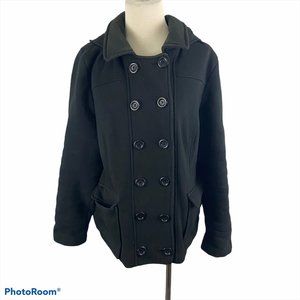 G21 Black Pea Coat